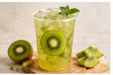Trà dưa lưới kiwi